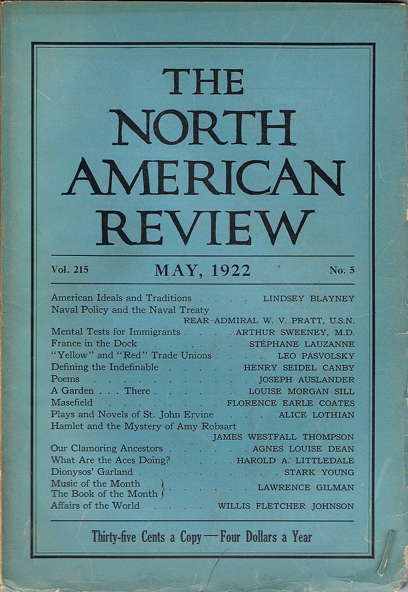 The title page of the North American Review