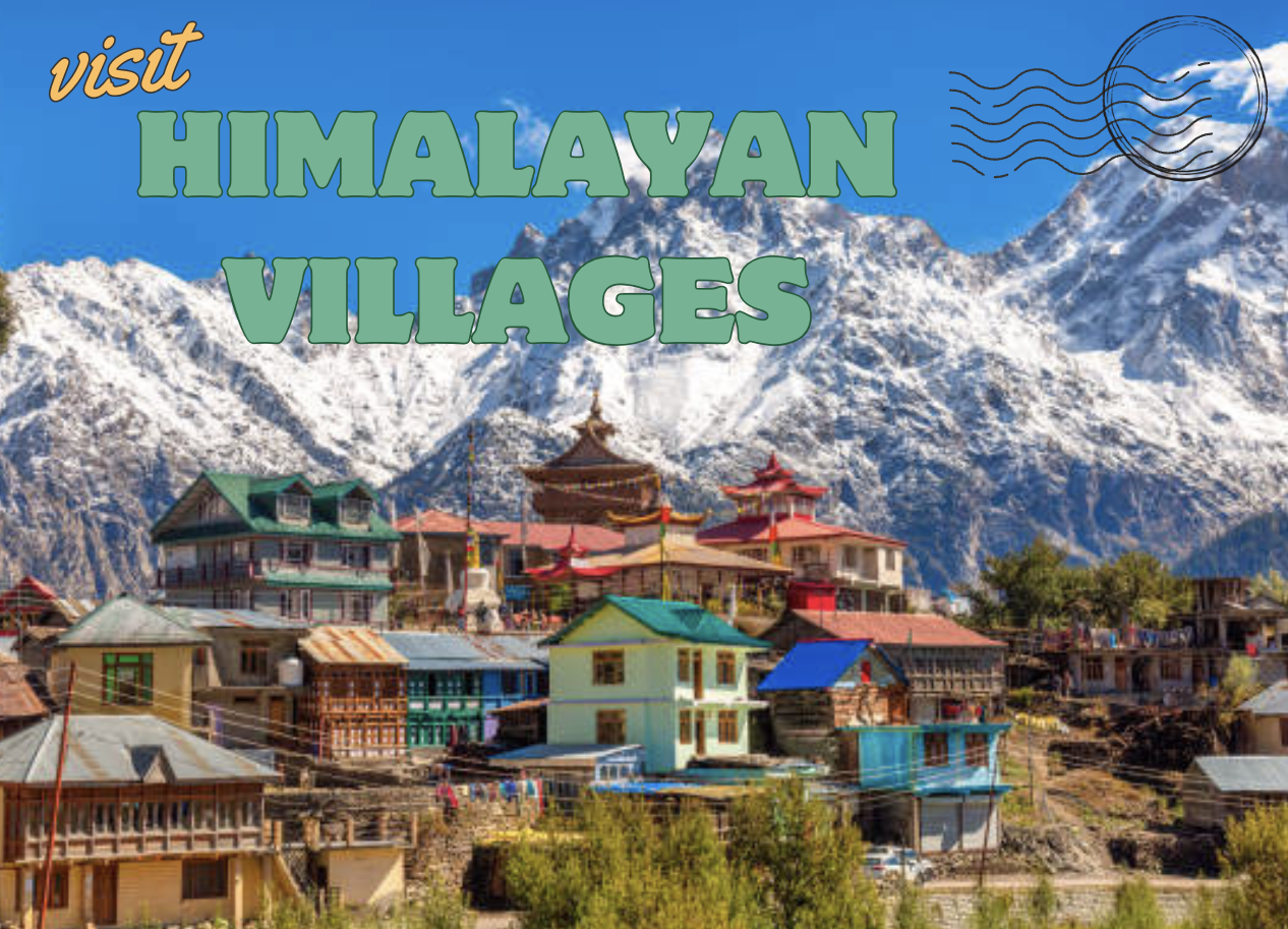 A postcard for the Himalayan Villages.